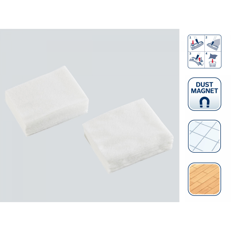Clean & Away Static disposable dust cloths x 32