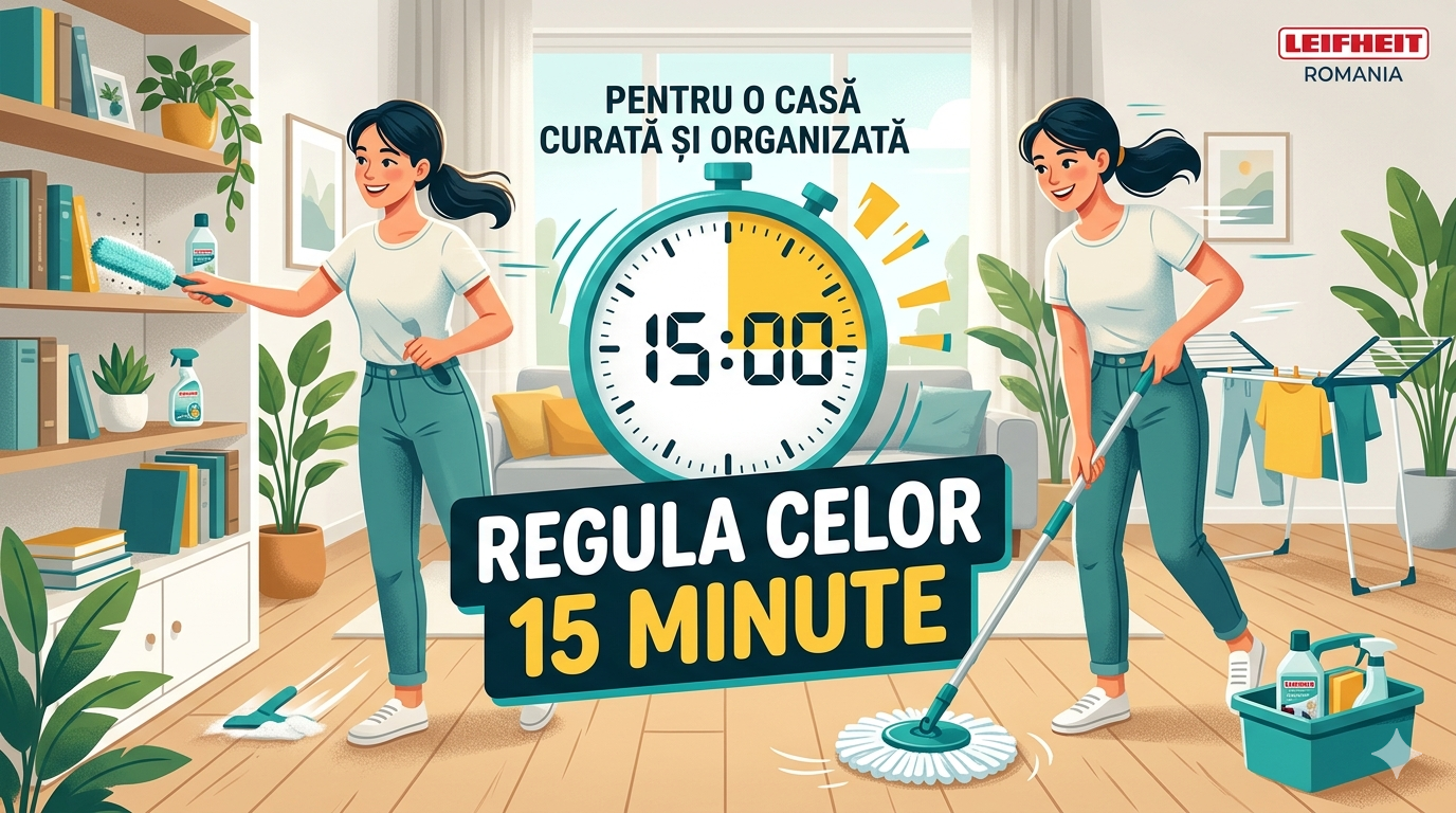 Cum să ai o casă curată fără să-ți mai sacrifici weekendul