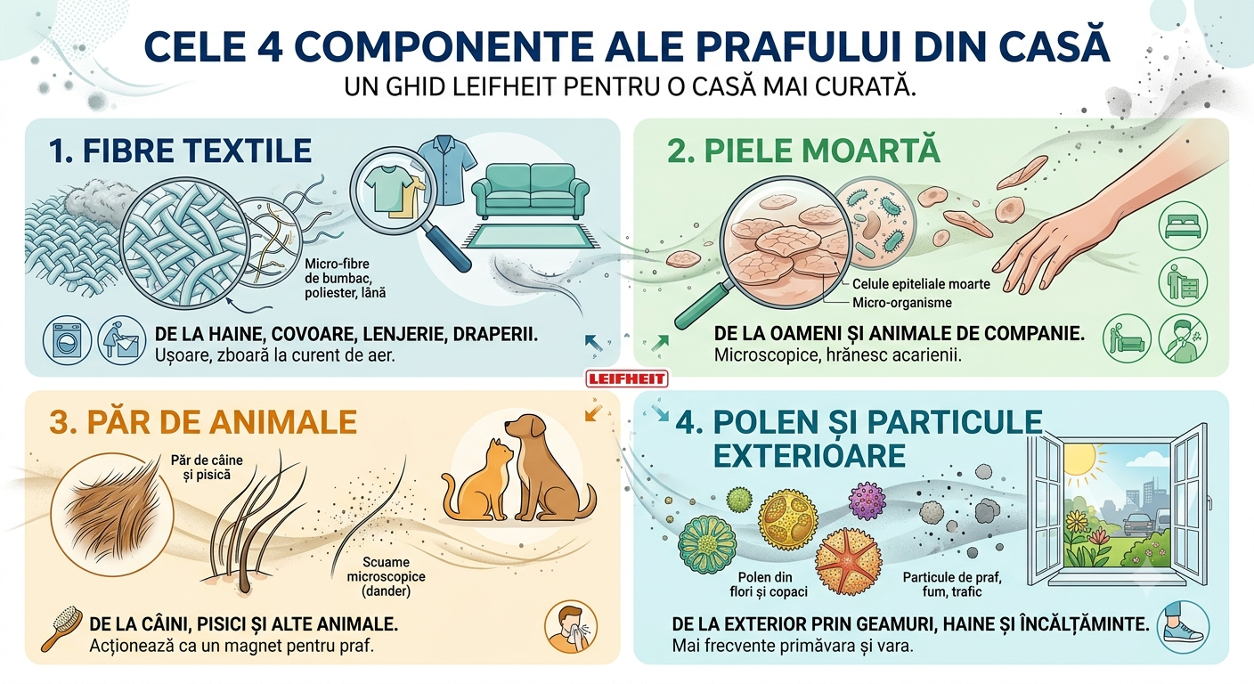 De ce apare praful atât de repede?